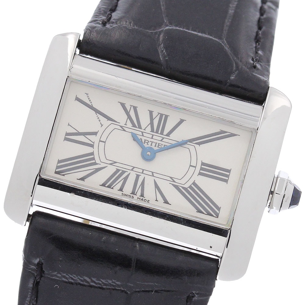 ☆良品 カルティエ ミニタンクディバン W6300255 レディース 【中古】