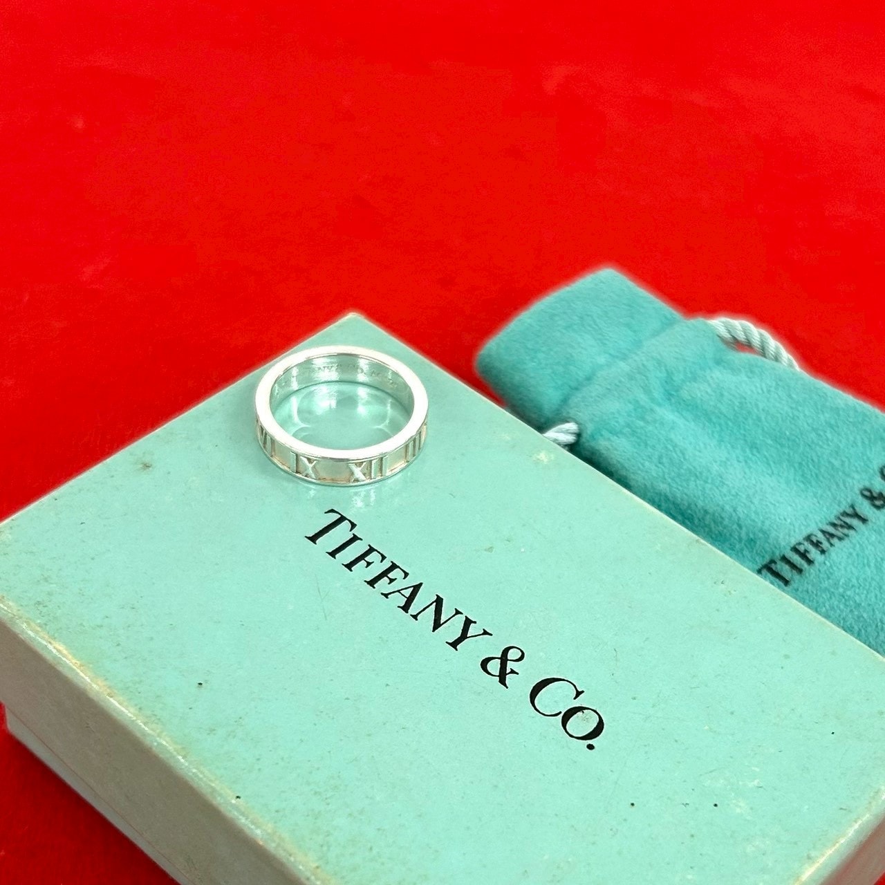 TIFFANY&Co. ティファニー アトラス リング シルバー925 リング・指輪 6号 シルバー
 83071