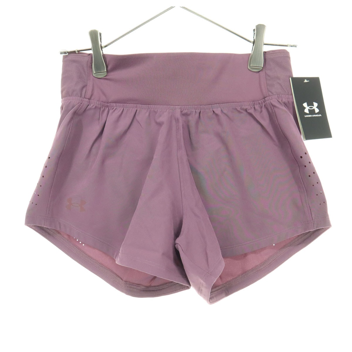 未使用 UNDER ARMOUR アンダーアーマー ランニング ショートパンツ SM パープル