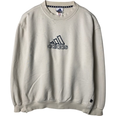 古着 90年代 アディダス adidas ロゴスウェットシャツ トレーナー インドネシア製 メンズL相当 ヴィンテージ/eaa635070