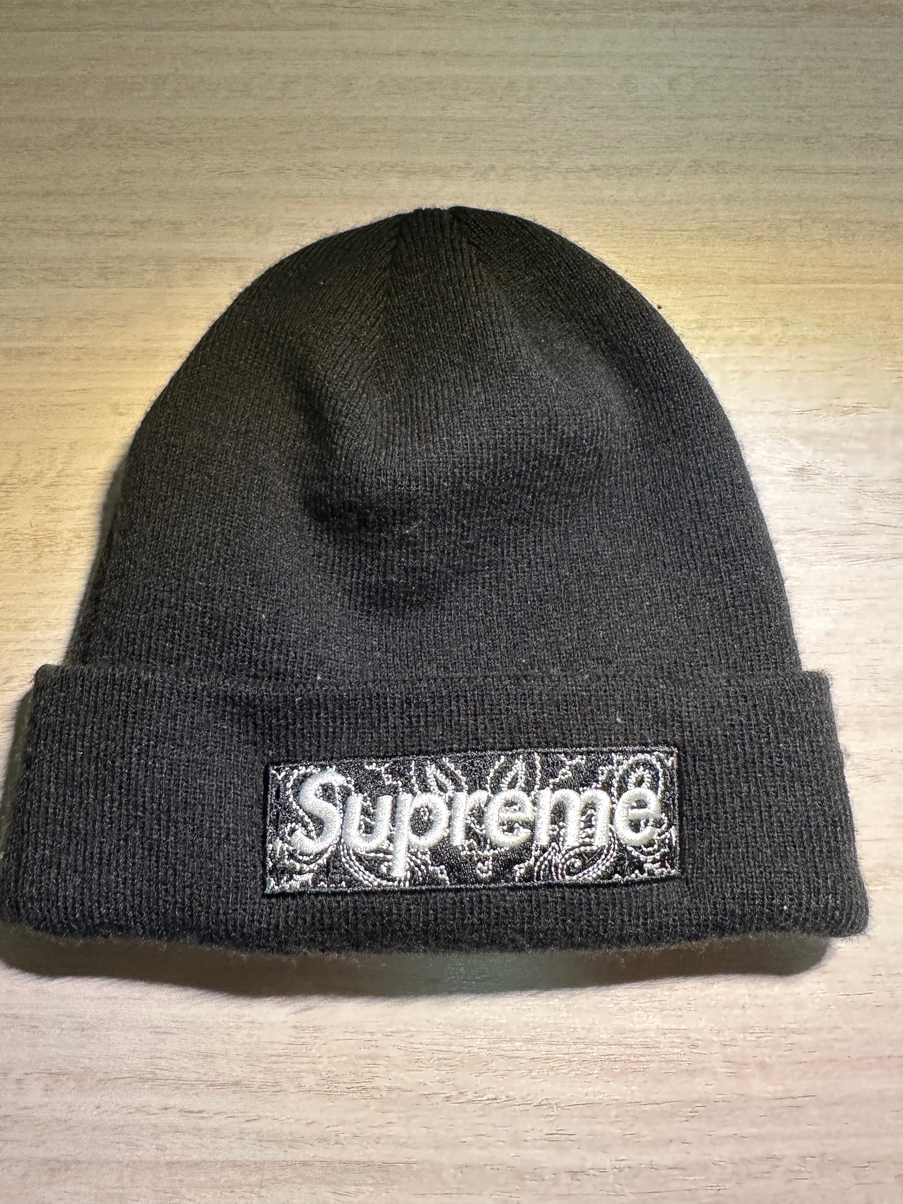 Supreme New Era® Box Logo Beanie "Black"