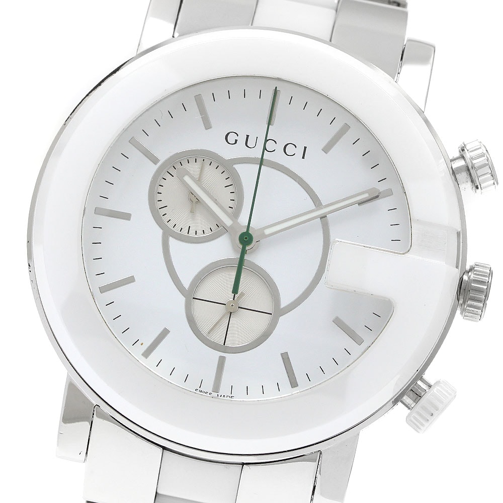 ☆美品 グッチ Gクロノ 101M/YA101345 メンズ 【中古】