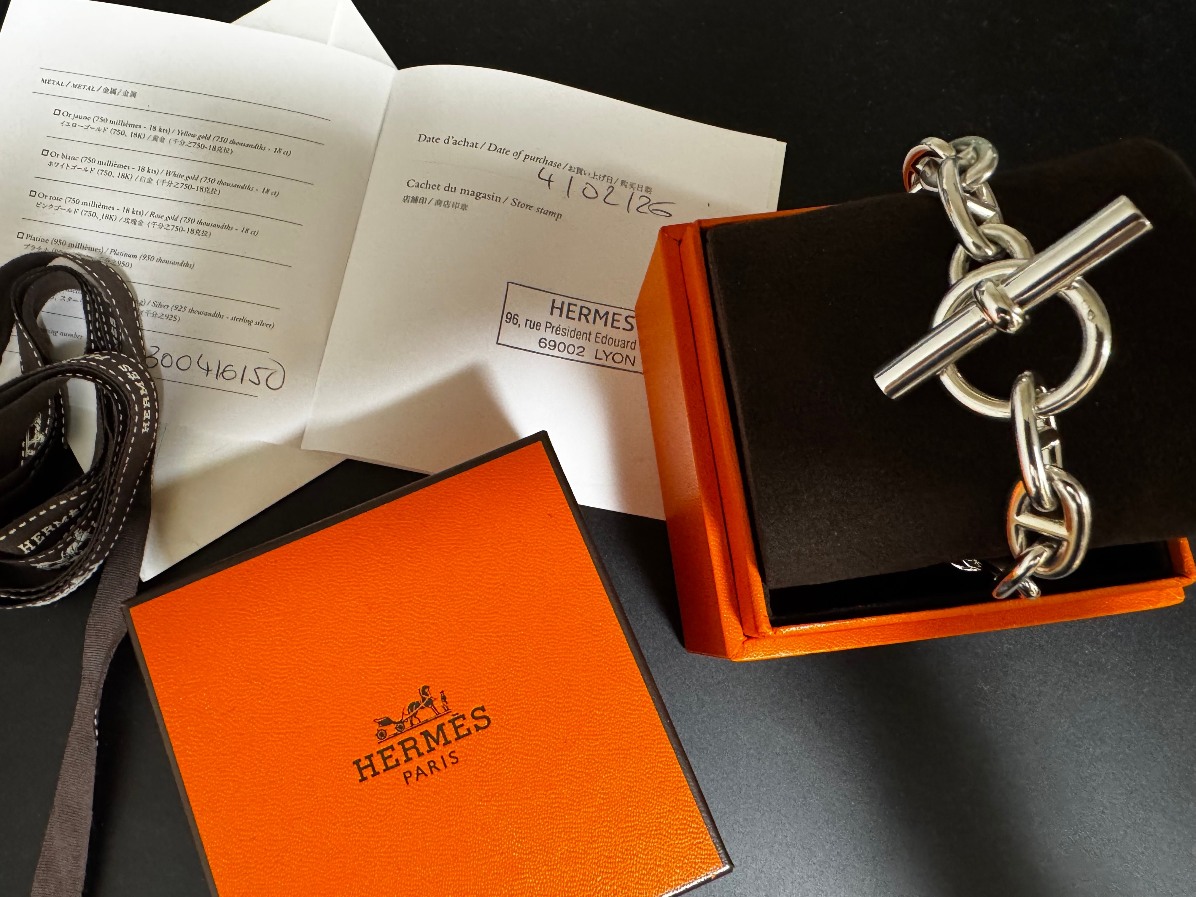 Hermes Chaine D'ancre GM Bracelet "Silver"