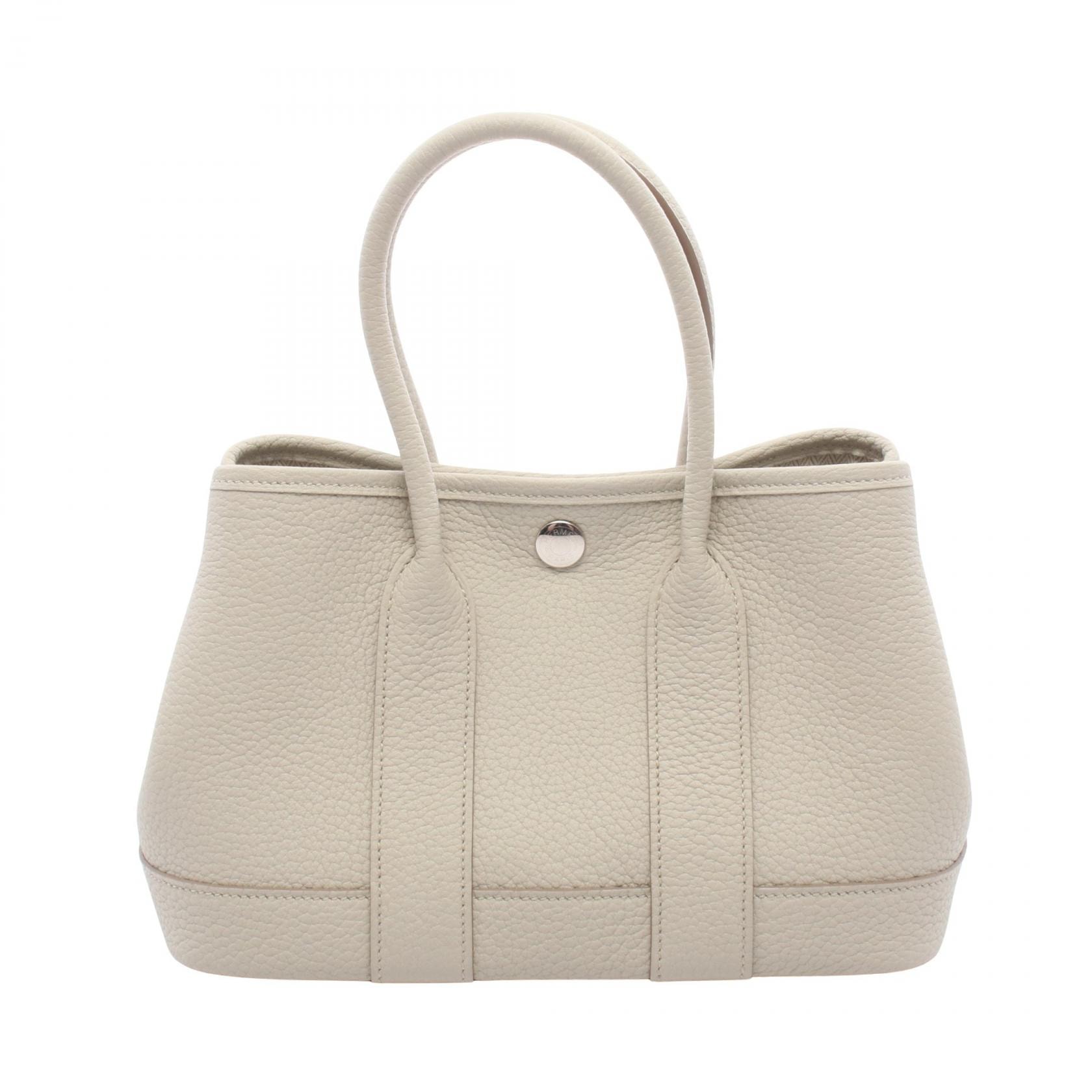 エルメス HERMES ネオガーデン23 ハンドバッグ バッグ レザー ネゴンダ ネゴンダ ベトン W刻印(2024年製造) レディース グレー系 【中古】