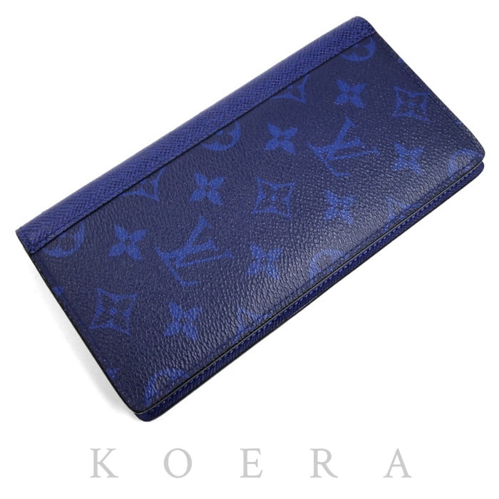 LOUIS VUITTON ルイ・ヴィトン ポルトフォイユ・ブラザ 長財布 タイガラマ コバルト M30297 IC メンズ【中古】