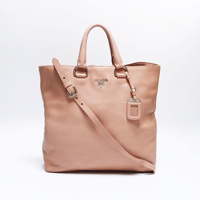 【最終値下げ】 プラダ PRADA 2way レザー シルバー金具 ショルダーバッグ【中古】