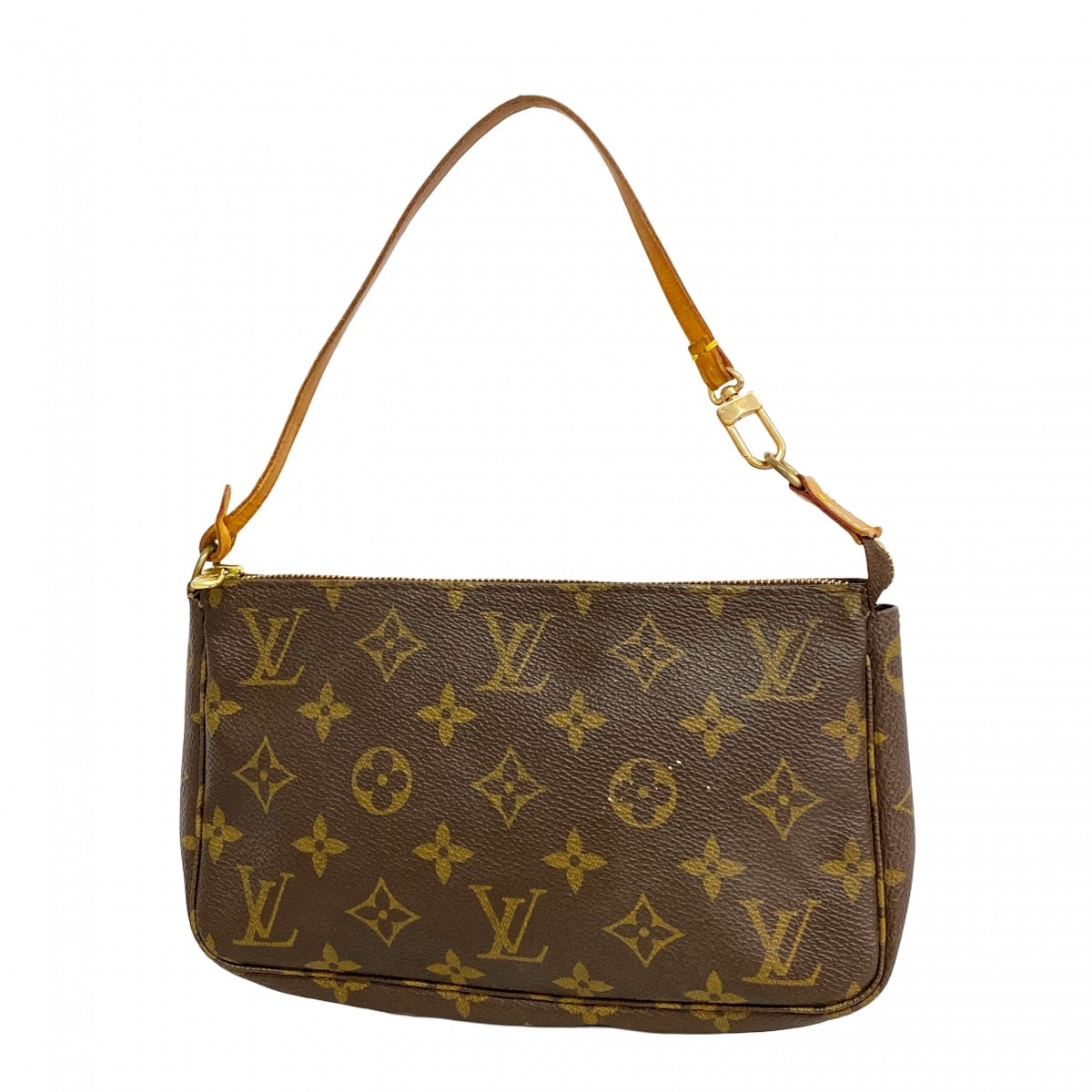 【6dc2316】ルイヴィトン ポーチ モノグラム ポシェットアクセソワール M51980 ブラウン【中古】レディース