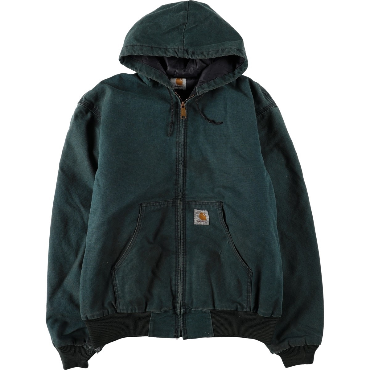 古着 カーハート Carhartt アクティブジャケット 中綿入り ダックフルジップパーカー メンズXL相当/eaa675581