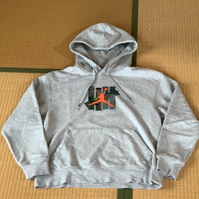 UNDEFEATED x JORDAN L/S Hoodie "Grey"