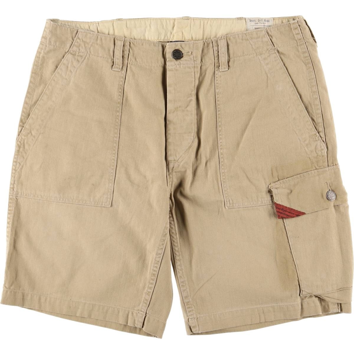 古着 ラルフローレン Ralph Lauren POLO by Ralph Lauren GI FIT ヘリンボーン コットンショーツ ショートパンツ メンズw36相当/eaa579831