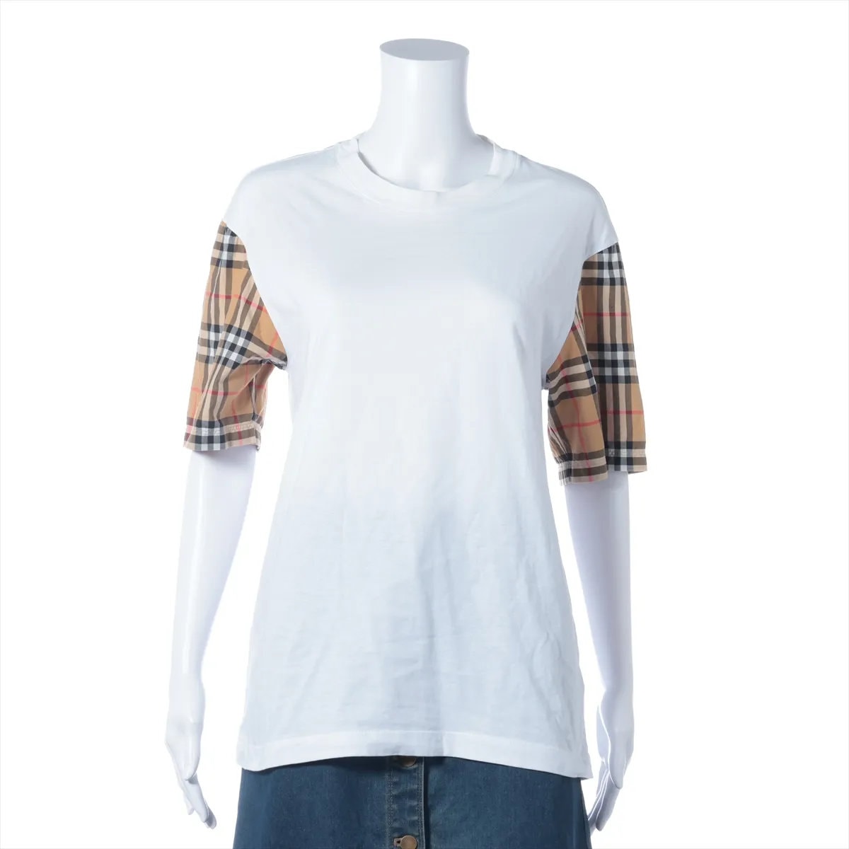 ■極美品 バーバリー ノバ チェック 8014896 半袖Tシャツ