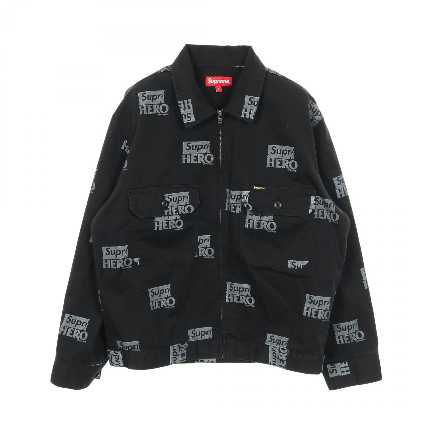 シュプリーム Supreme Supreme × ANTIHERO ワーク 衣料品 アウター コットン メンズ ブラック系 【中古】