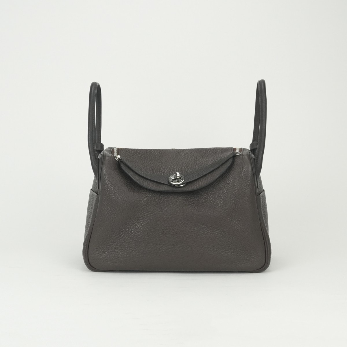 エルメス HERMES リンディ30 リンディ 30 バッグ トートバッグ ショルダーバッグ トリヨンクレマンス ハバナ Havane ショコラ Chocolate ブラウン Brown 茶 シルバー ハンドバッグ