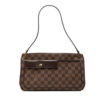 ルイ ヴィトン ダミエ オーバーニュ ワンショルダーバッグ N51129 ブラウン PVC レザー レディース LOUIS VUITTON 【中古】
