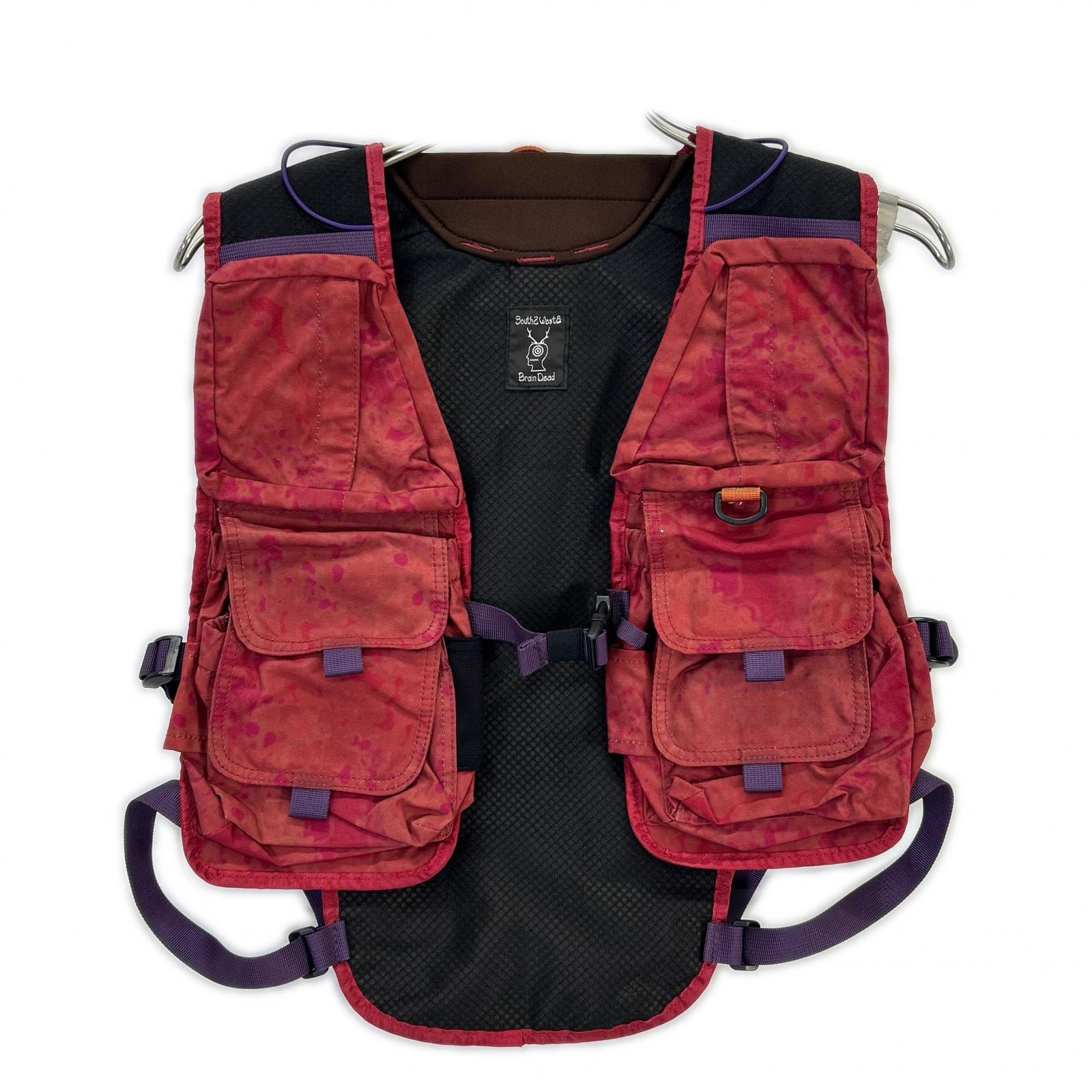 サウスツーウエストエイト xBrain Dead ブレインテッド【美品】FISHING VEST PACK フィッシング ベスト パック ※サイズの表記はございません。