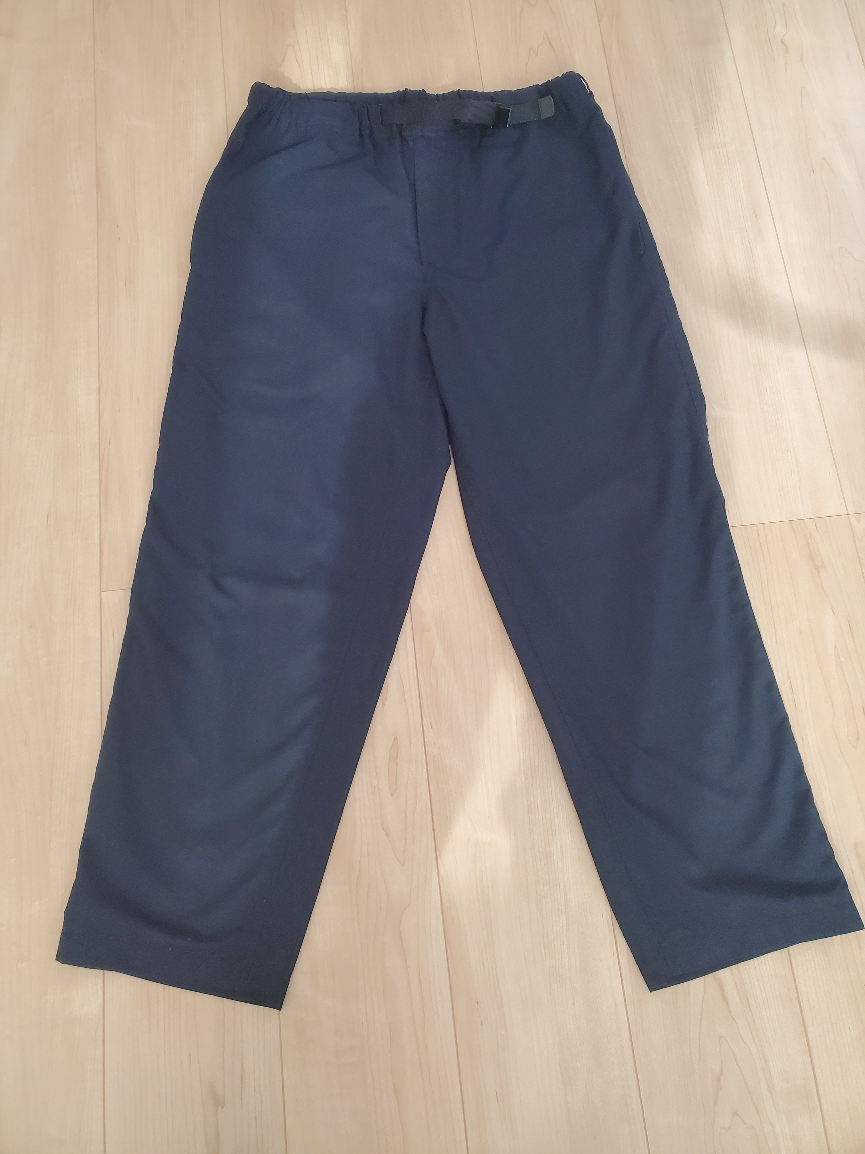 ENNOY Wool Blend Easy Pants "Navy"