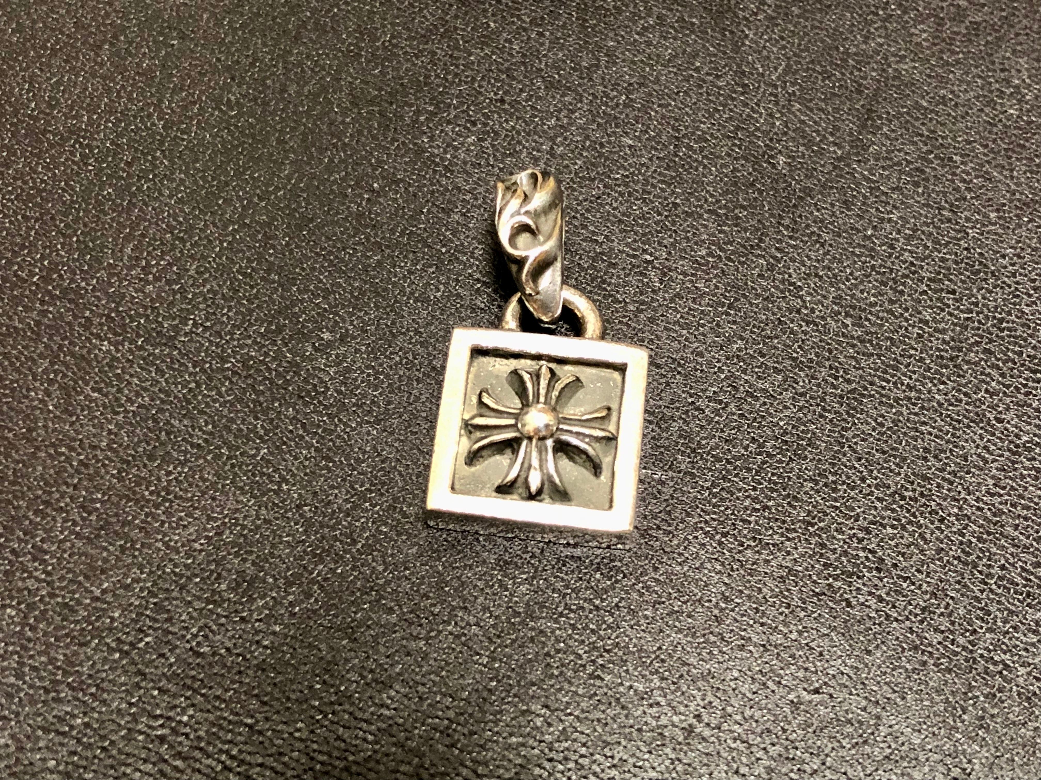 Chrome Hearts Framed CH Plus Charm "Silver"