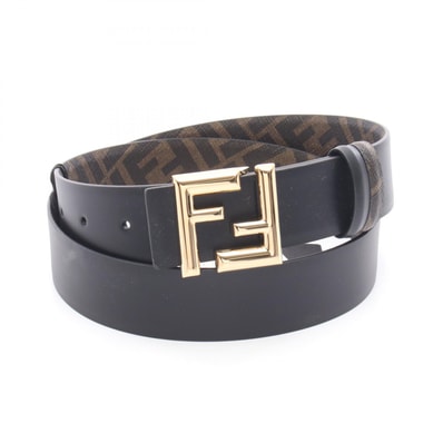フェンディ FENDI FFロゴ ゴールド金具 リバーシブル ベルト 衣料品 レザー メンズ ブラウン系 / ブラック系 7C0488AFF2F1A94105 【新品】