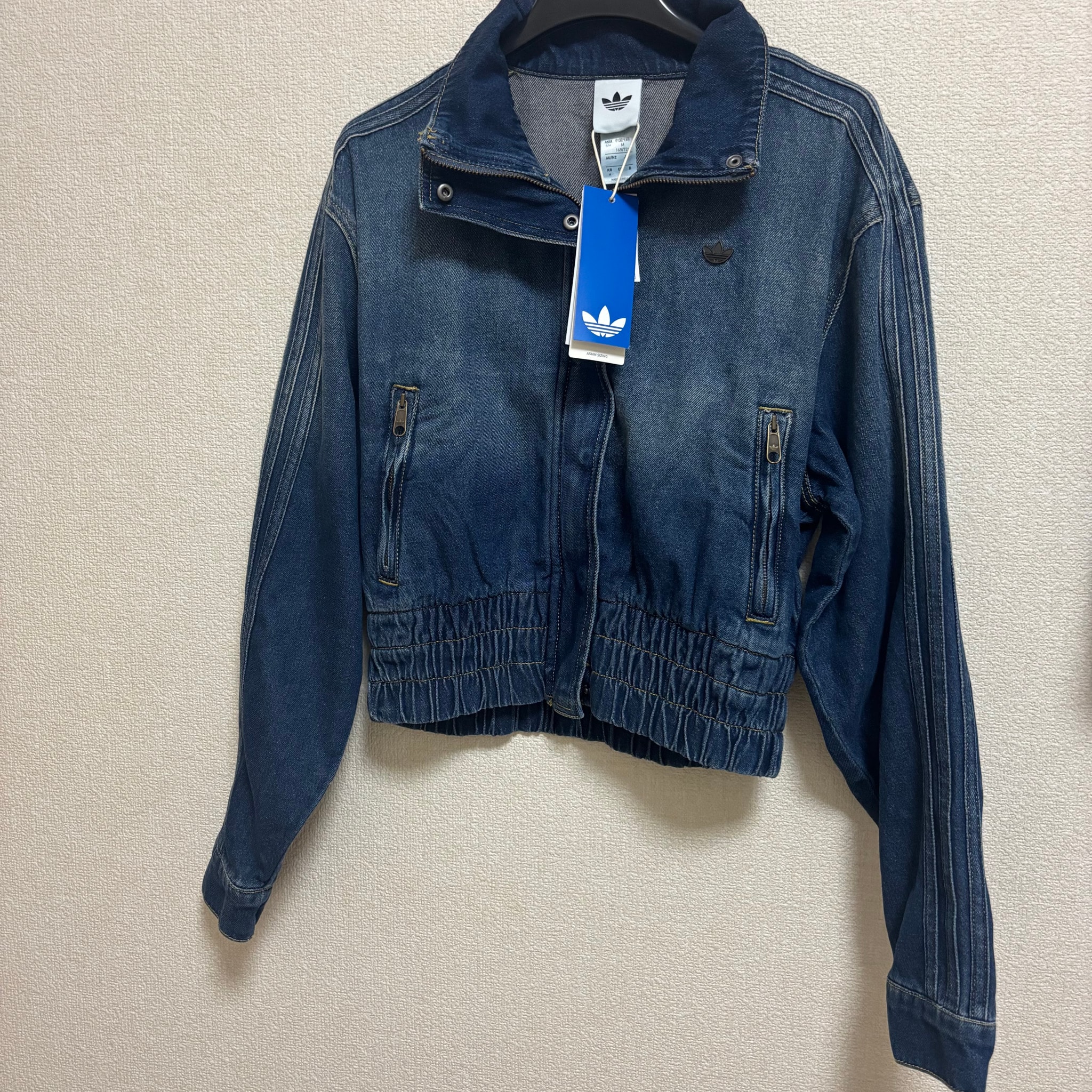 新品タグ付き アディダスオリジナルス デニムジャケット DENIM TRACKTOP Mサイズ