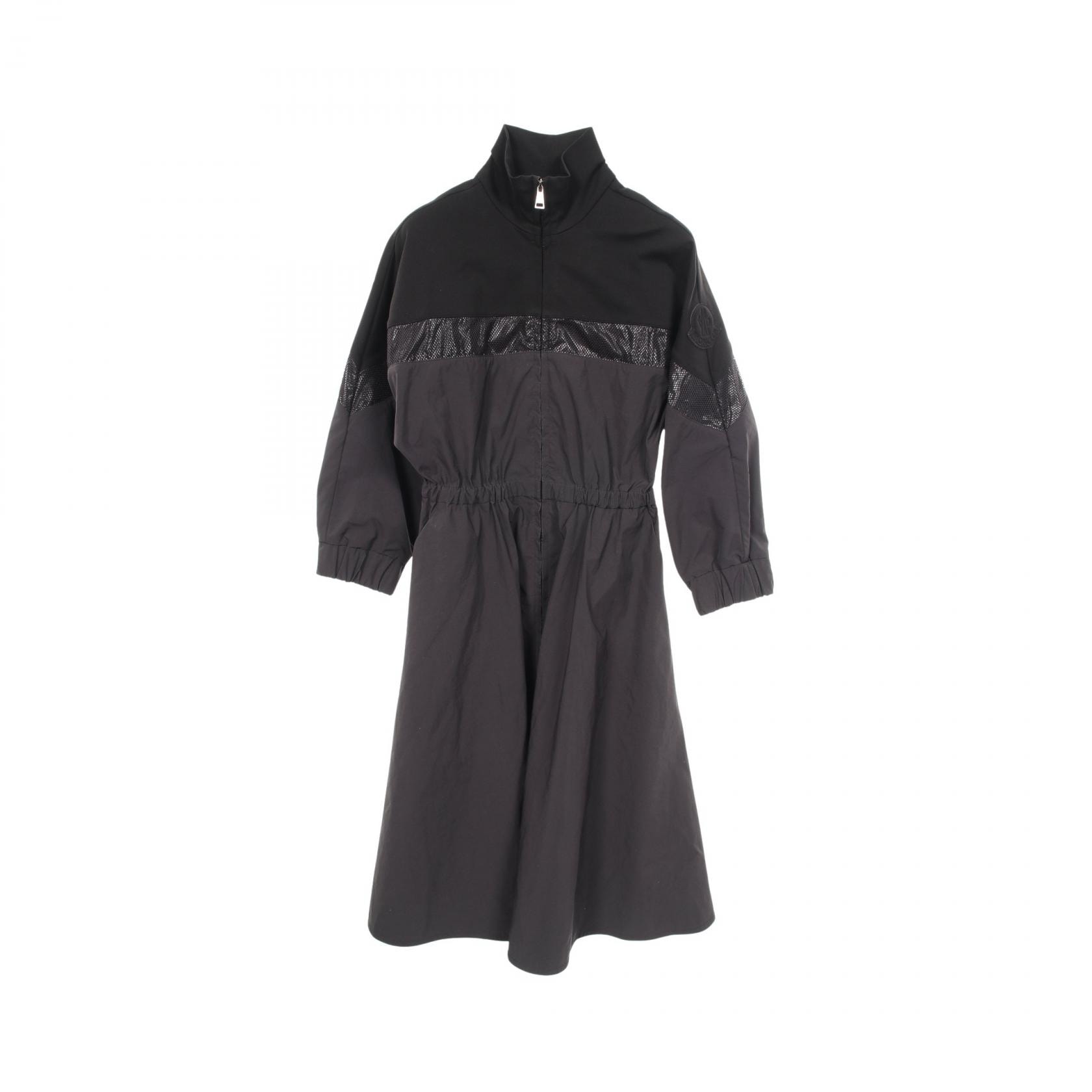 モンクレール MONCLER ABITO ワンピース 衣料品 トップス レーヨン ナイロン ポリエステル レディース ブラック系 【中古】