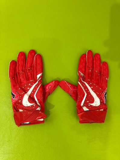 Supreme / Nike® Vapor Jet 4.0 Football Gloves "Red"