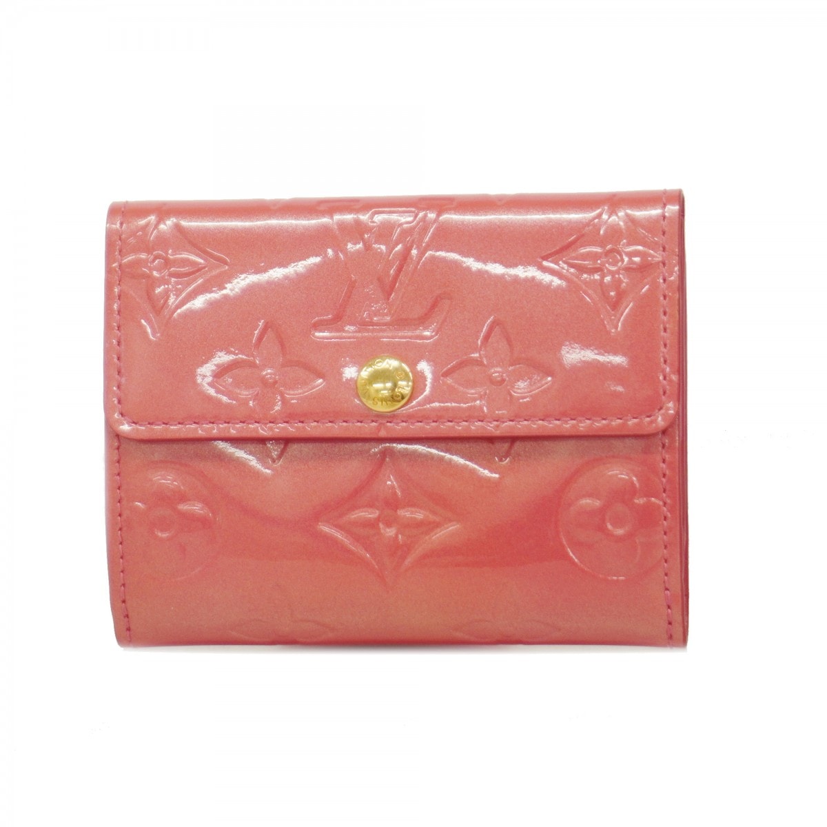 ★最終価格★SALE【6cc3970】ルイヴィトン カードケース ヴェルニ ラドロー M9143F フランボワーズ【中古】レディース