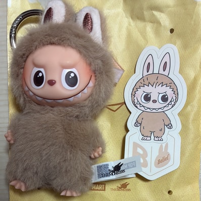 POP MART THE MONSTERS (LABUBU) Pin for Love Series-Vinyl Plush Pendant (A-M) B