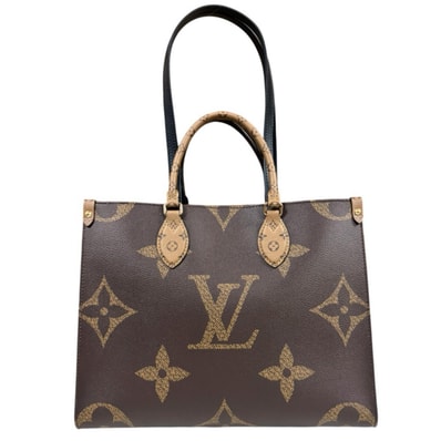 ルイヴィトン オンザゴーMM モノグラムジャイアント ショルダーバッグ M45321 ブラウン レディース LOUIS VUITTON 中古