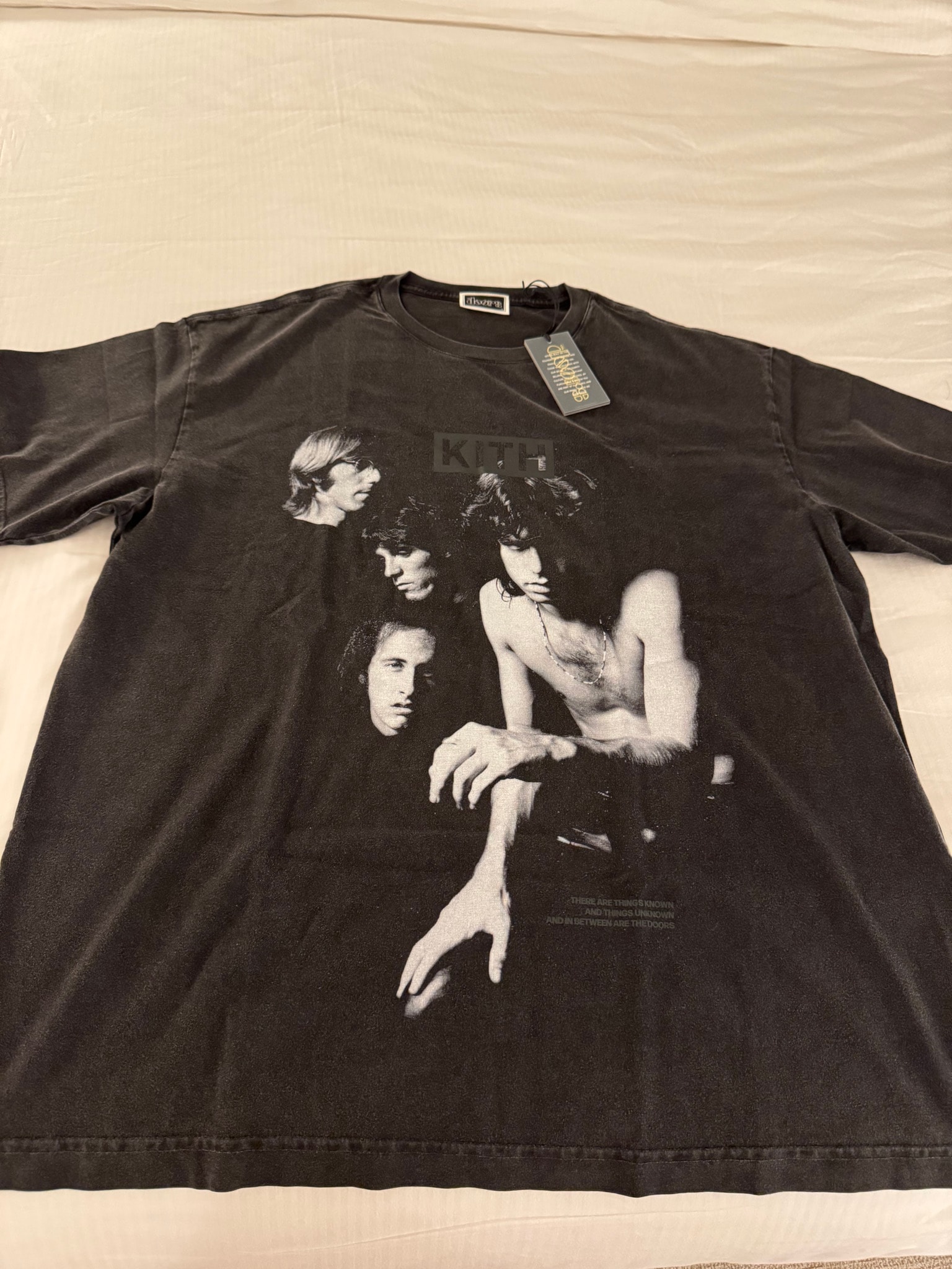 Kith Records x The Doors Light My Fire Vintage Tee "Black"
