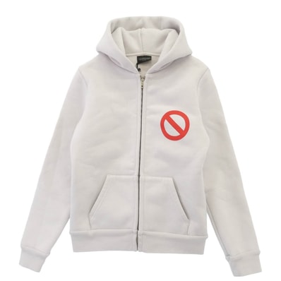 BALENCIAGA バレンシアガ パーカー 24SS 788243 TQVH1 x BFRND Balenciaga Music バレンシアガ ミュージック ジップアップ パーカー フーディー グレー系 XS【極上美品】【中古】