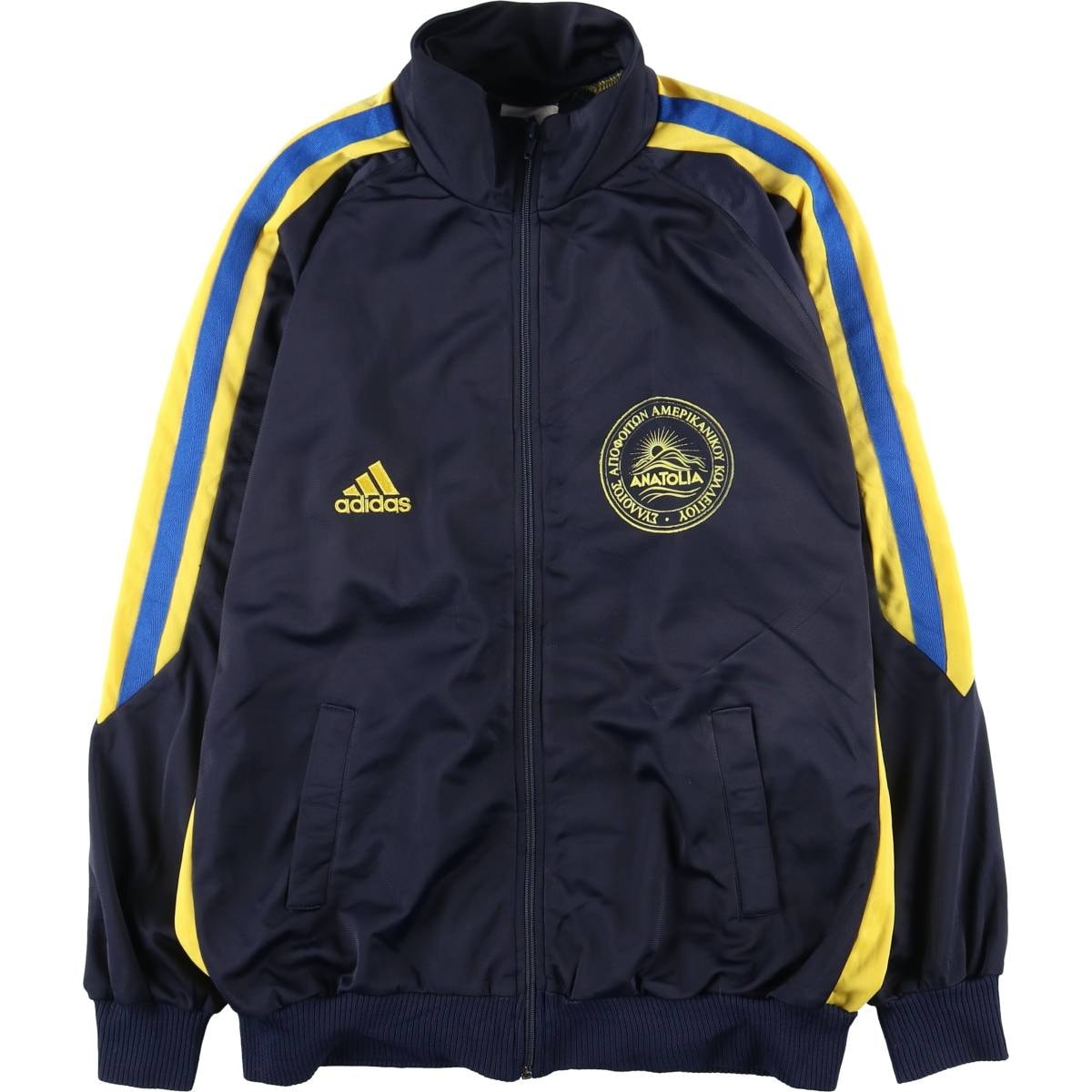 古着 90~00年代 アディダス adidas バックロゴ ジャージ トラックジャケット メンズM相当/eaa612499