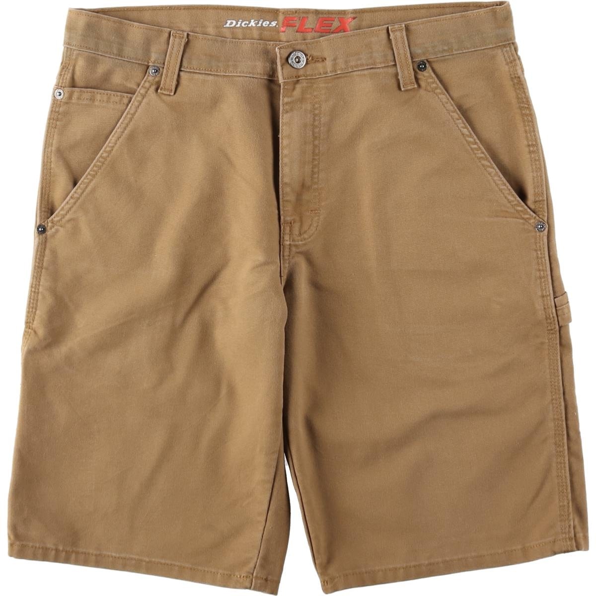 古着 ディッキーズ Dickies FLEX REGULAR ダック地ペインターショーツ ハーフパンツ メンズw34相当/eaa656837