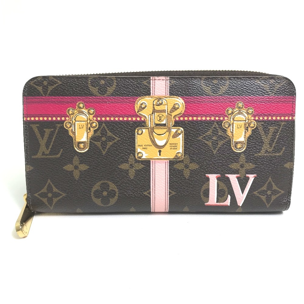 ルイヴィトン LOUIS VUITTON ジッピーウォレット M62616 モノグラム サマートランク 長財布 モノグラムキャンバス ブラウン