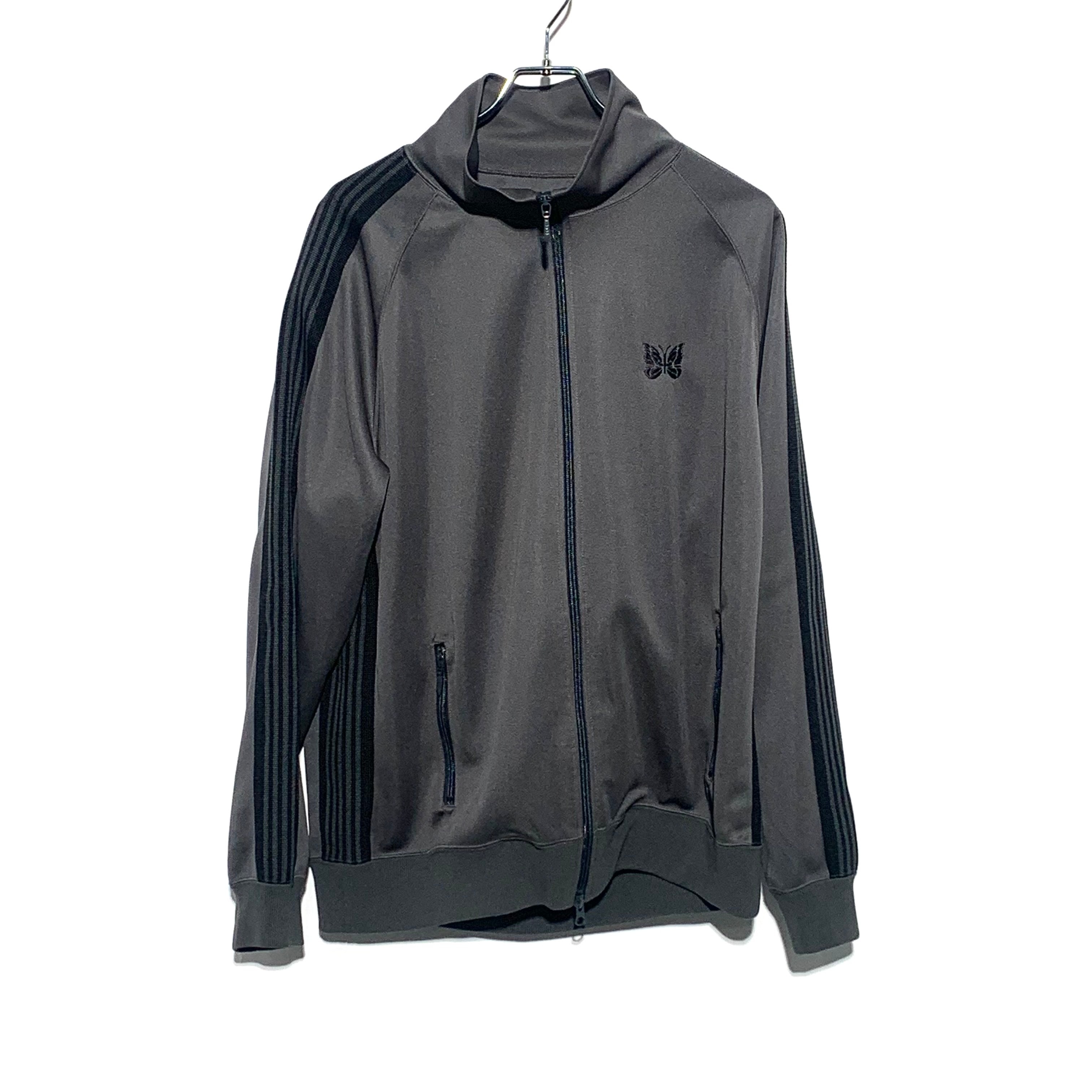 NEEDLES x Ark Exclusive Track Jacket Poly Smooth "Charcoal"