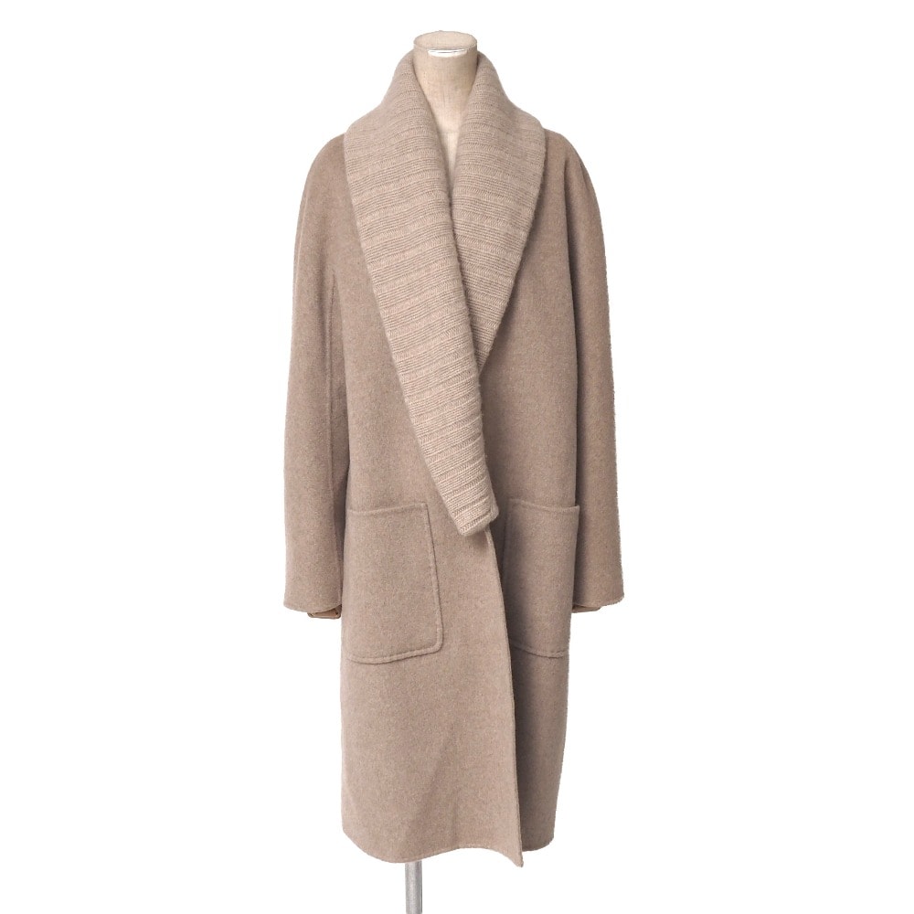FOXEY カシミア100%Wフェイスジャケット　ショートコート　ショールカラー A (未使用に近い)】□美品□FOXEY BOUTIQUE フォクシー ブティック