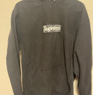 Supreme Bandana Box Logo Hooded Sweatshirt "Black"