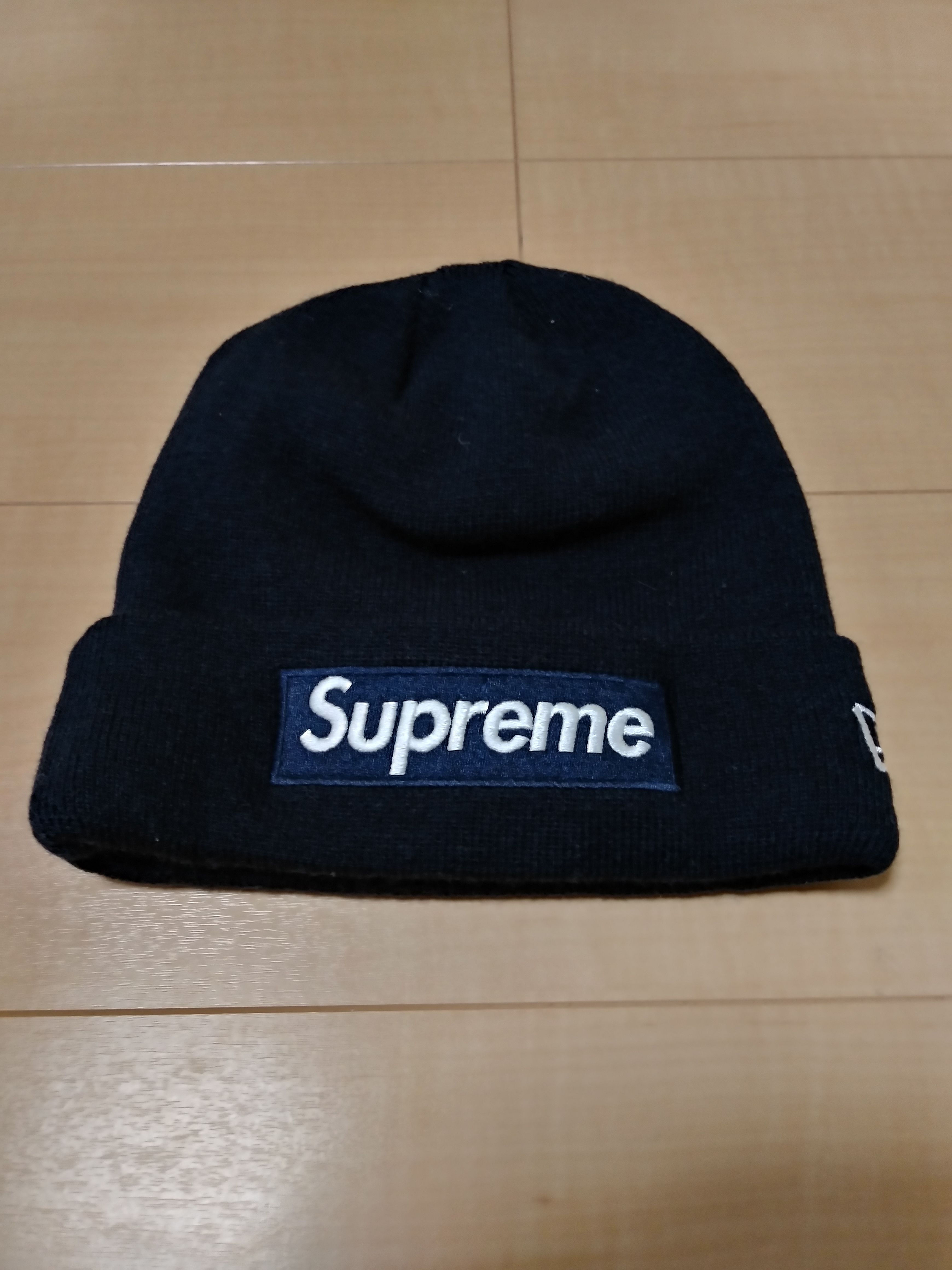 Supreme Box Logo Beanie "navy" (18FW)