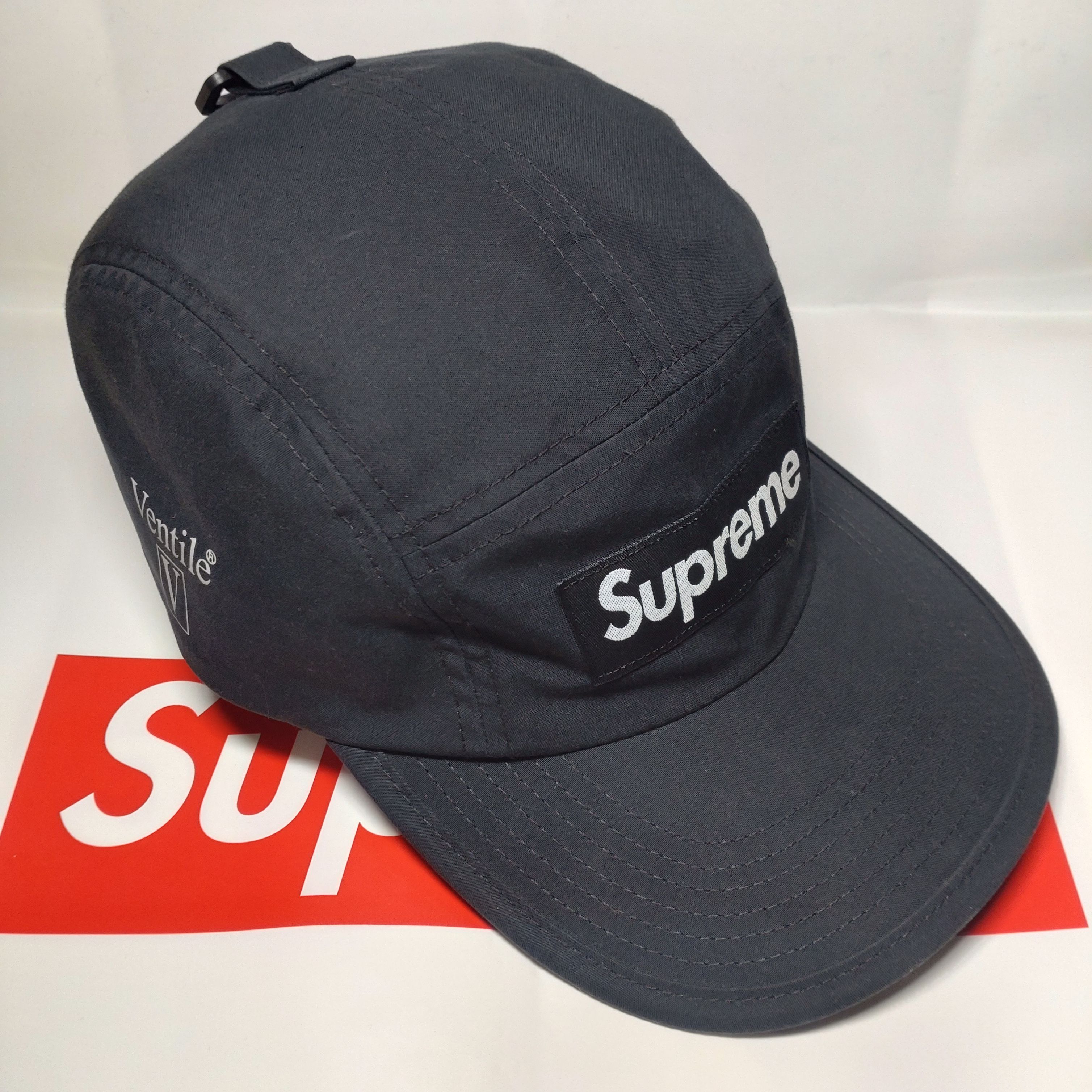 Supreme Ventile Camp Cap "Black"