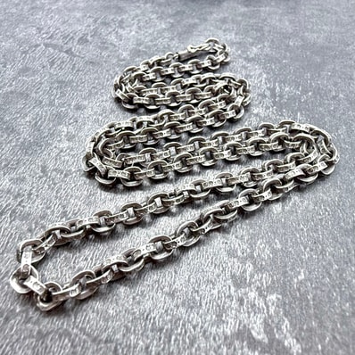 Chrome Hearts Paper Chain Necklace "Silver"
