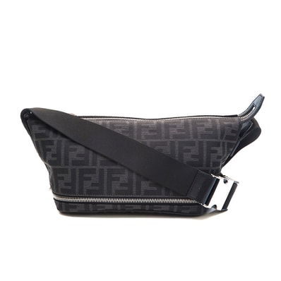 フェンディ FENDI ズッカ柄 クロス キャンバス ボディバッグ【中古】