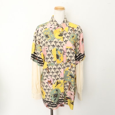 ■極美品 グッチ × アディダス コラボ 花柄 トップス 洋服38