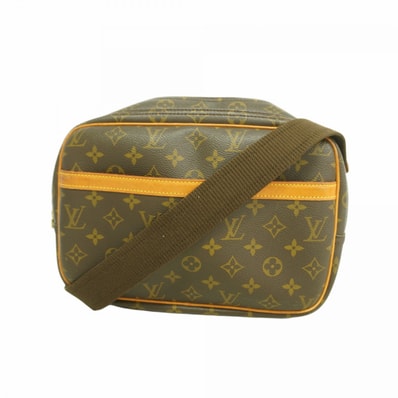 【6dd4250】ルイヴィトン ショルダーバッグ モノグラム リポーターPM M45254 ブラウン【中古】レディース