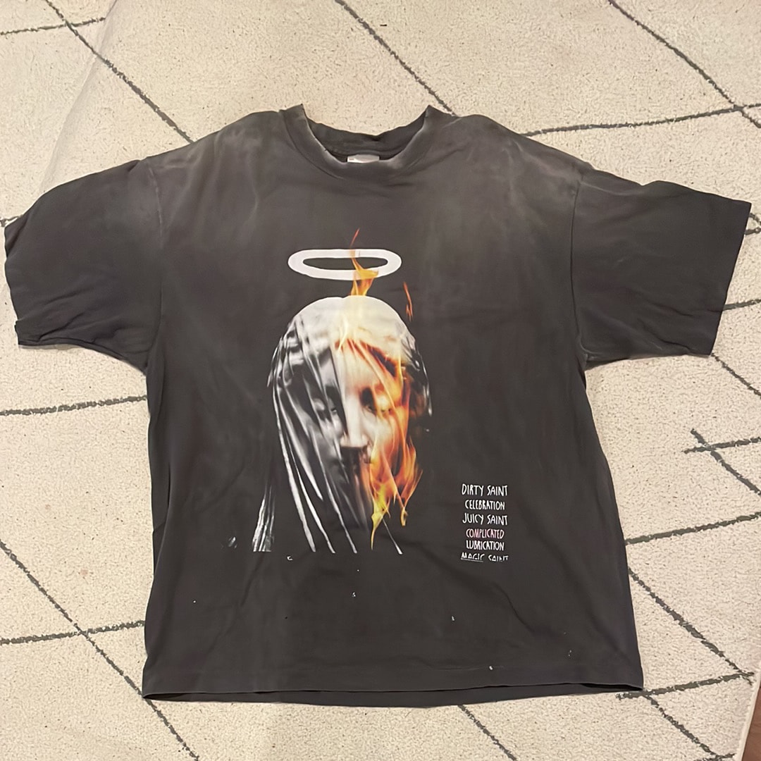 SAINT Mxxxxxx SS Tee Devil Daddy "Black" SM-HR8-0000-002