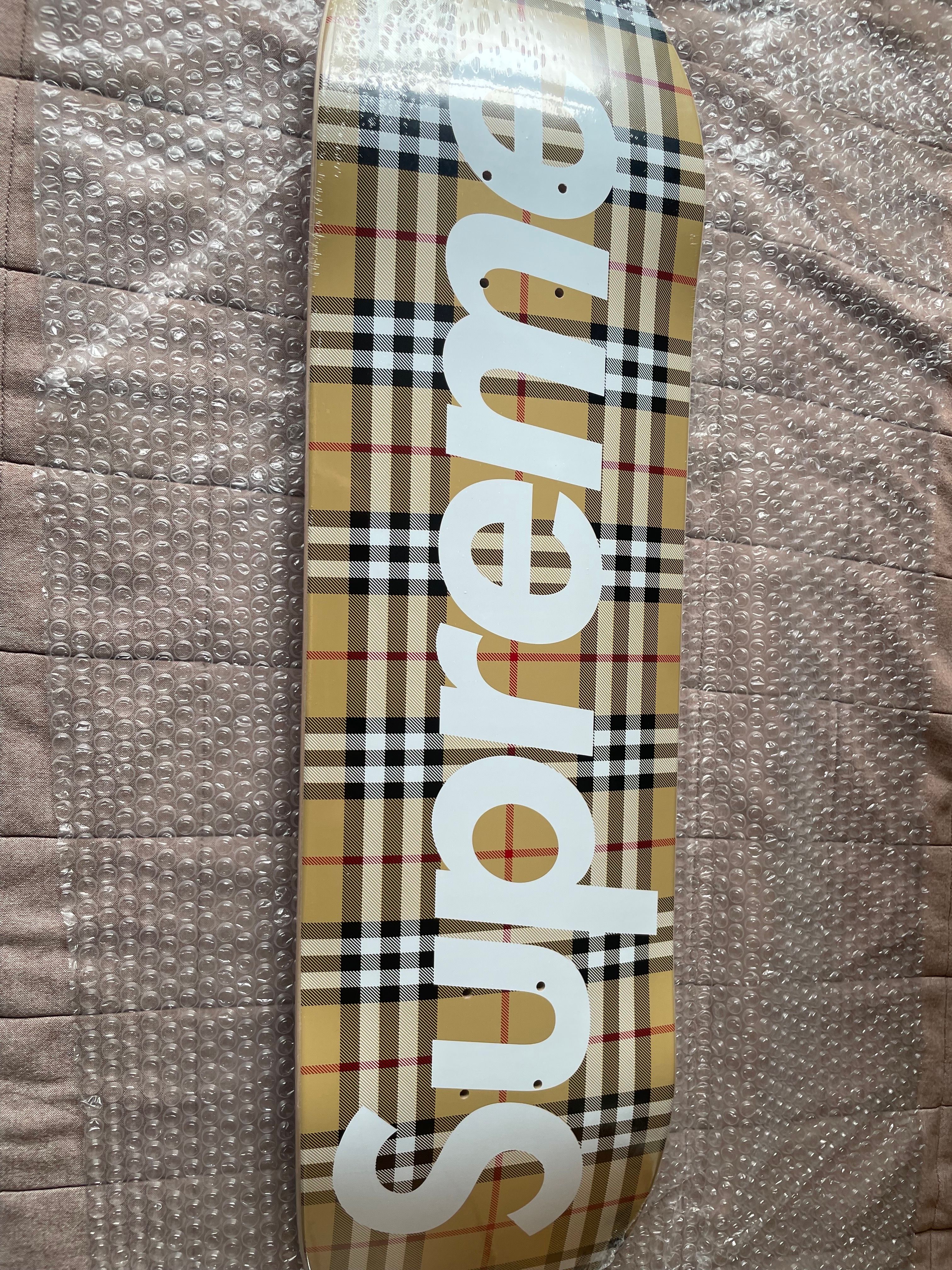 Supreme / Burberry Skateboard "Beige"
