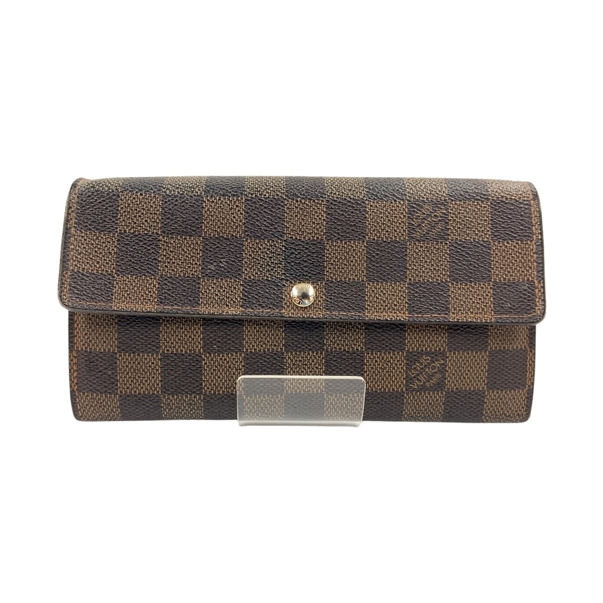 〇〇LOUIS VUITTON ルイヴィトン ダミエ ポルトフォイユ サラ 二つ折り長財布  N61734 ブラウン