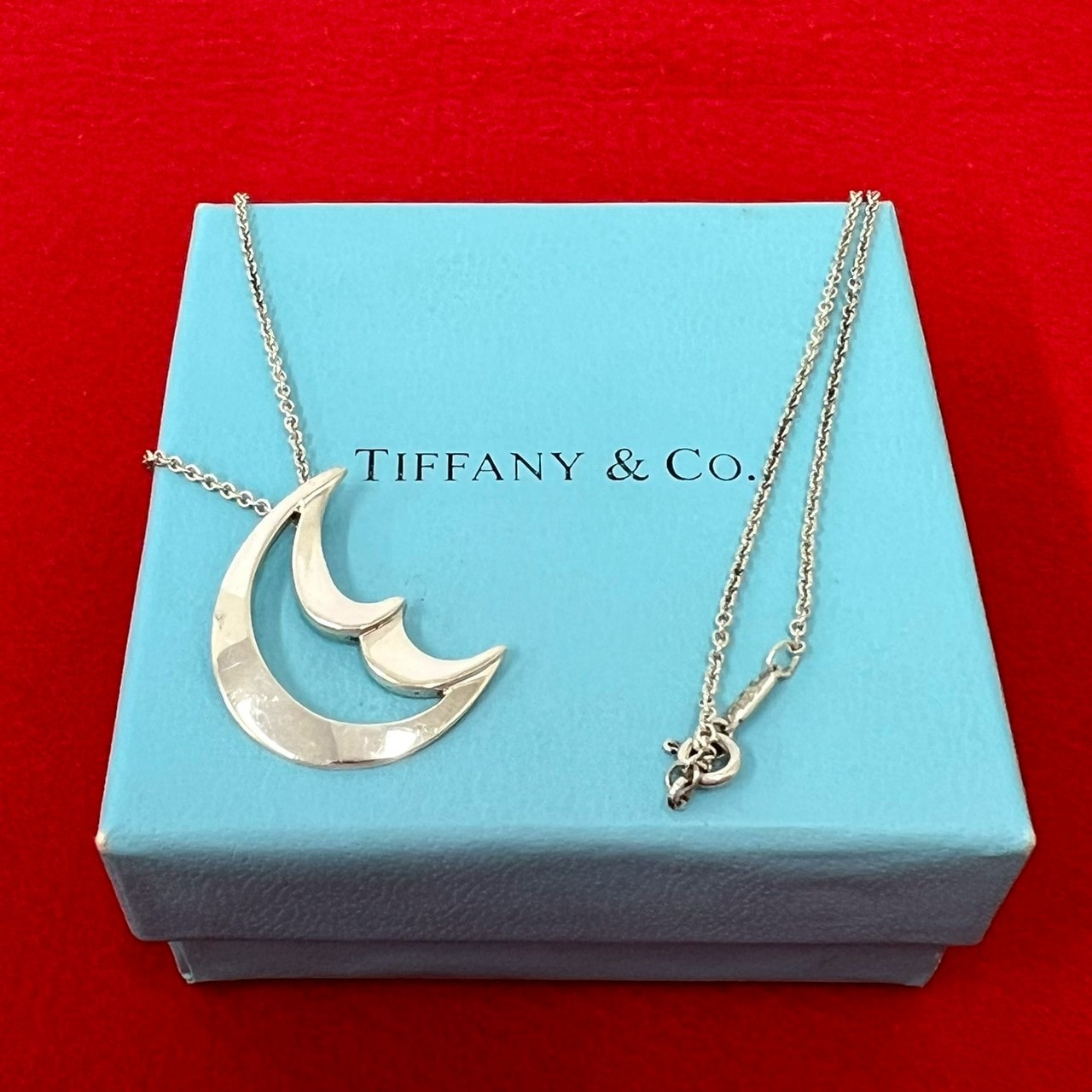 TIFFANY&Co. ティファニー クレセント ムーン ネックレス シルバー925 ネックレス シルバー
 21620