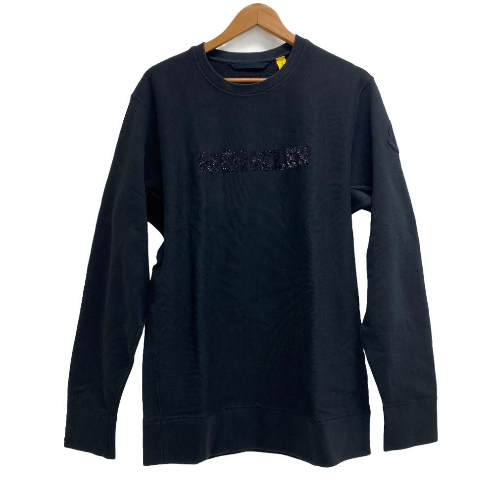 モンクレール MONCLER スウェット ラインストーン 1952 21年 モンクレールジーニアス 長袖 トレーナー ジャケット ブラック