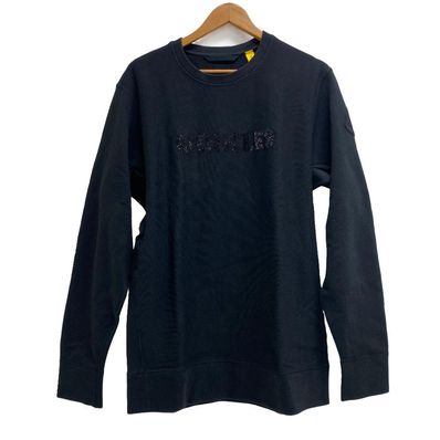 モンクレール MONCLER スウェット ラインストーン 1952 21年 モンクレールジーニアス 長袖 トレーナー ジャケット ブラック