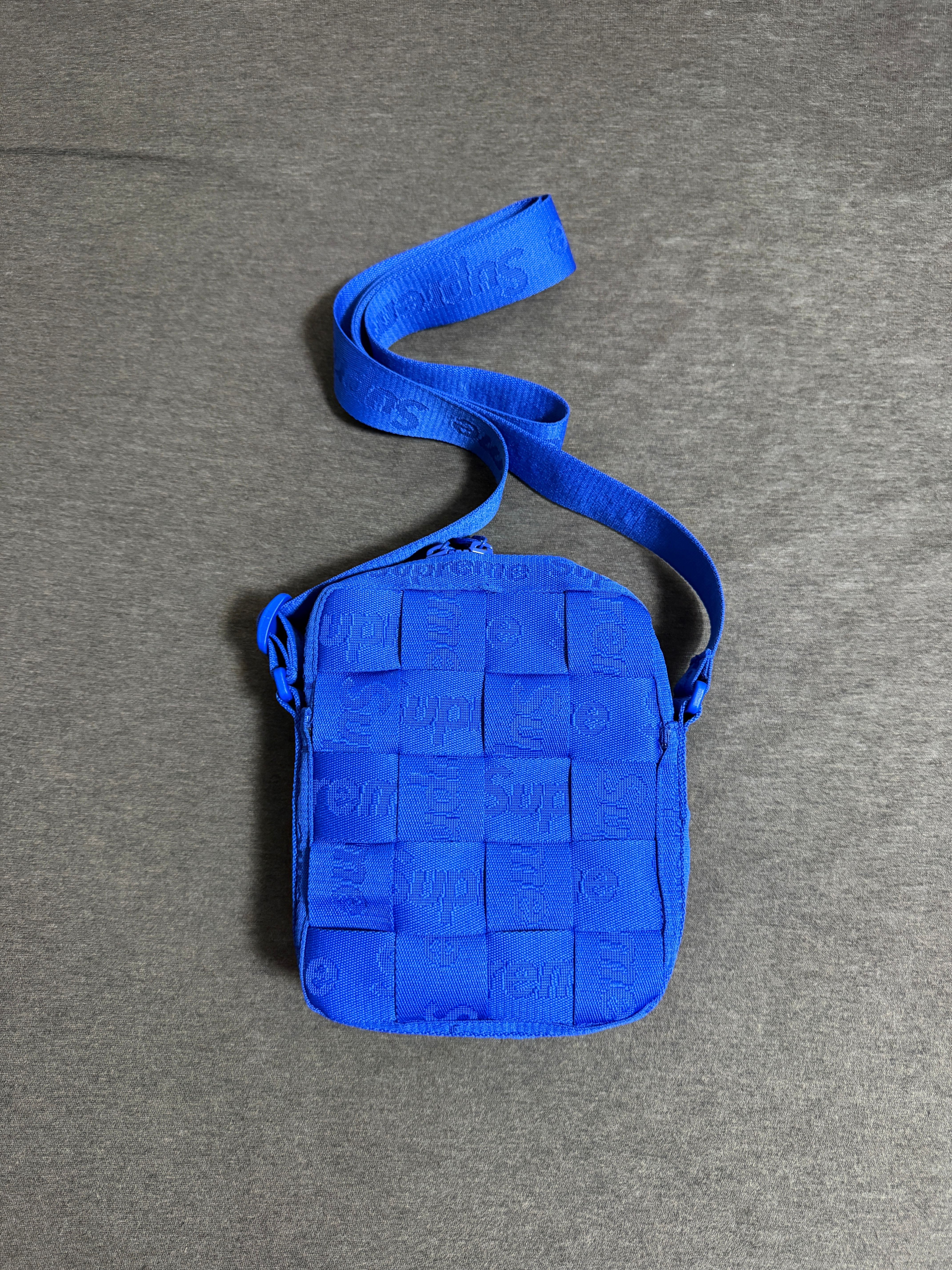 Supreme Woven Shoulder Bag "Royal" (24SS)