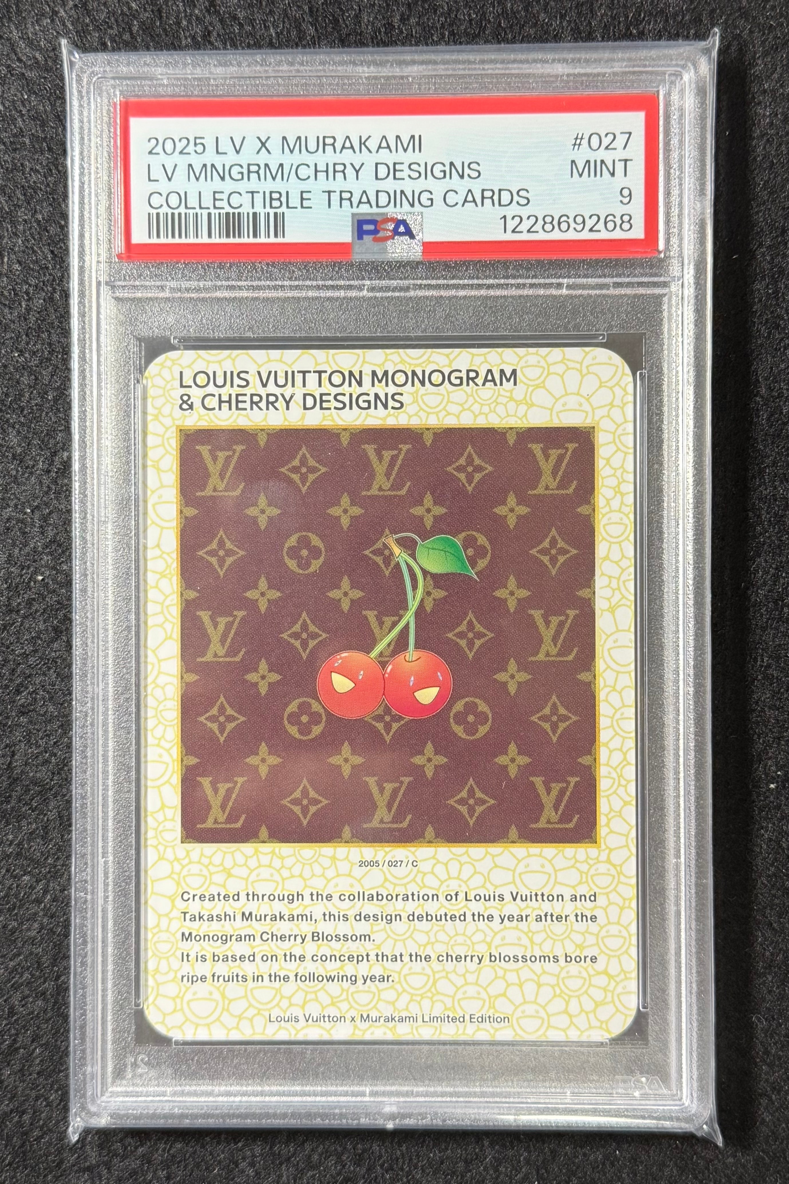 PSA9】ルイヴィトン モノグラム & チェリーデザインズ C [2005